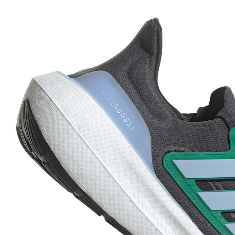 adidas Ultraboost Light Mens Running Shoes, Black/Blue, rebel_hi-res