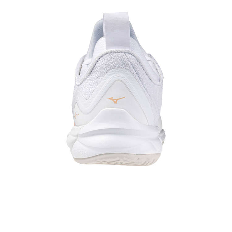 Mizuno Wave Luminous 2 D Womens Netball Shoes, White, rebel_hi-res
