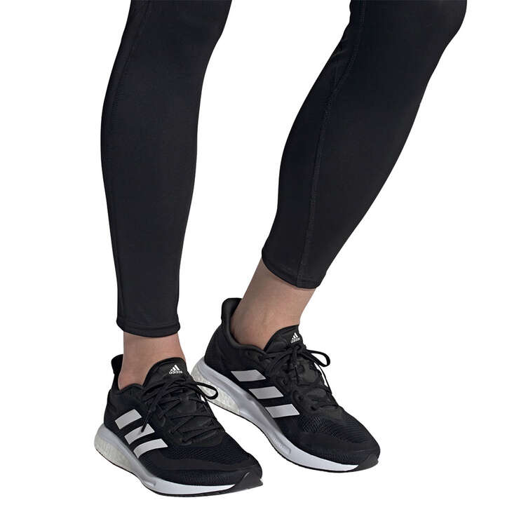 adidas Supernova Mens Running Shoes Black/White US 9.5, Black/White, rebel_hi-res