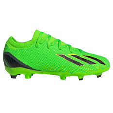 adidas X Speedportal .3 Kids Football Boots Black/Green US 2, Black/Green, rebel_hi-res