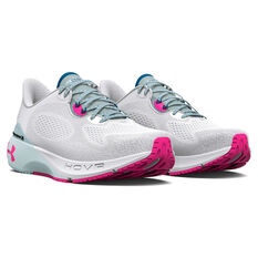 Under Armour HOVR Machina 3 Womens Running Shoes, White/Blue, rebel_hi-res
