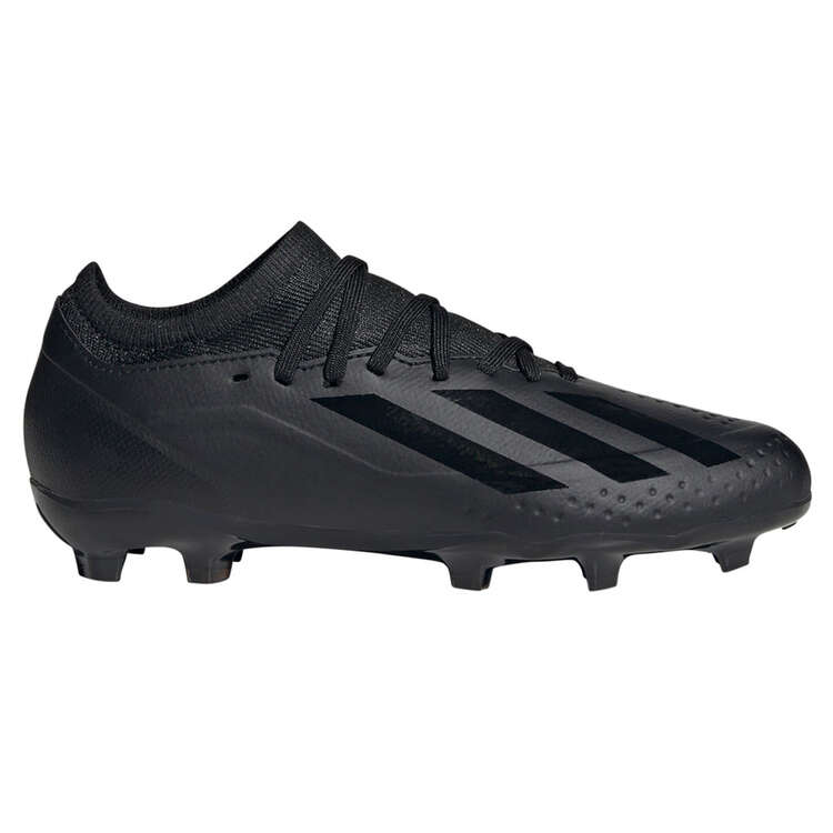 adidas X Crazyfast .3 Kids Football Boots Black US 12, Black, rebel_hi-res