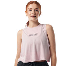 Ell & Voo Womens Rocky Cropped Muscle Tank Lilac XXS, Lilac, rebel_hi-res