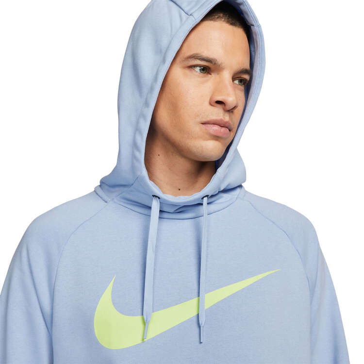 Nike Mens Dry Graphic Pullover Fitness Hoodie, Blue, rebel_hi-res