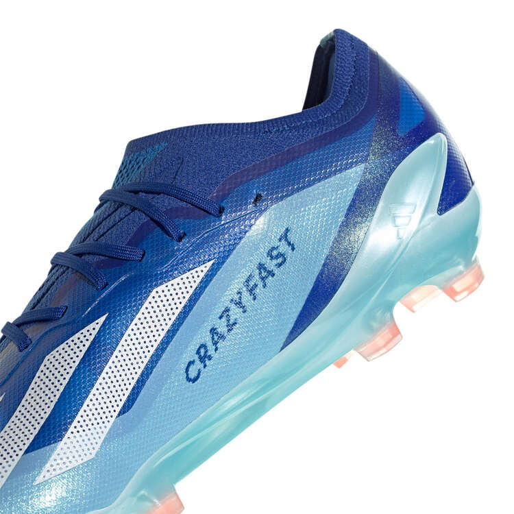 adidas X Crazyfast .1 Football Boots, Blue/White, rebel_hi-res
