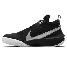 Nike Team Hustle D 10 Kids Basketball Shoes Black US 4, Black, rebel_hi-res