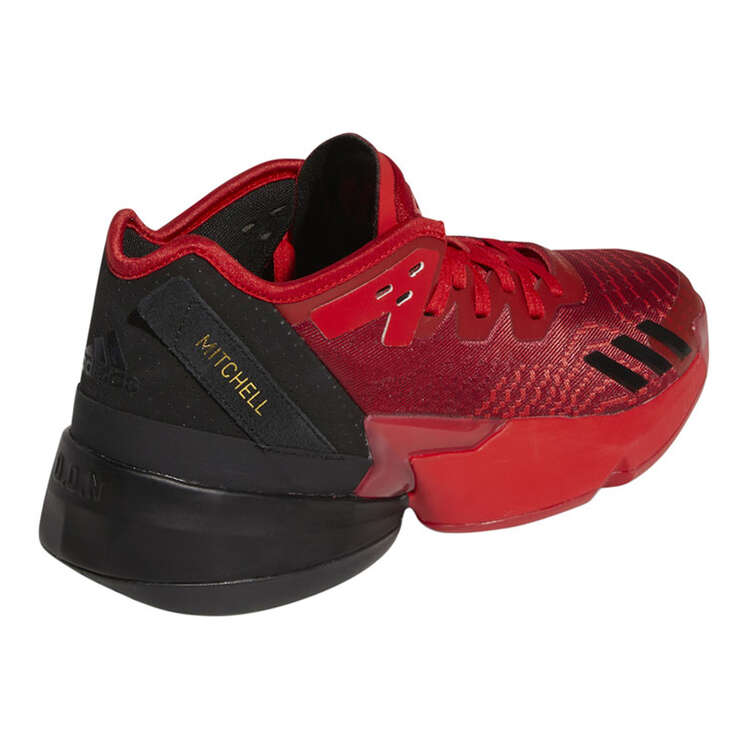 adidas D.O.N. Issue 4 Basketball Shoes, Red/Black, rebel_hi-res