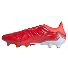 adidas Copa Sense .1 Football Boots Red/White US Mens 7 / Womens 8, Red/White, rebel_hi-res