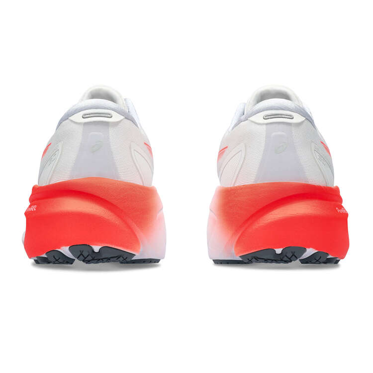 Asics GEL Kayano 30 Womens Running Shoes, White/Red, rebel_hi-res