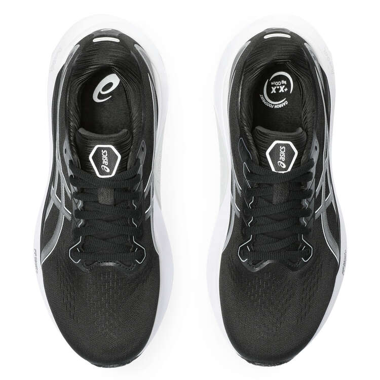 Asics GEL Kayano 30 D Womens Running Shoes, Black/Grey, rebel_hi-res
