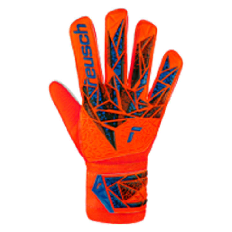 Reusch Attrakt Starter Solid Junior Goalkeeper Gloves Orange 4, Orange, rebel_hi-res