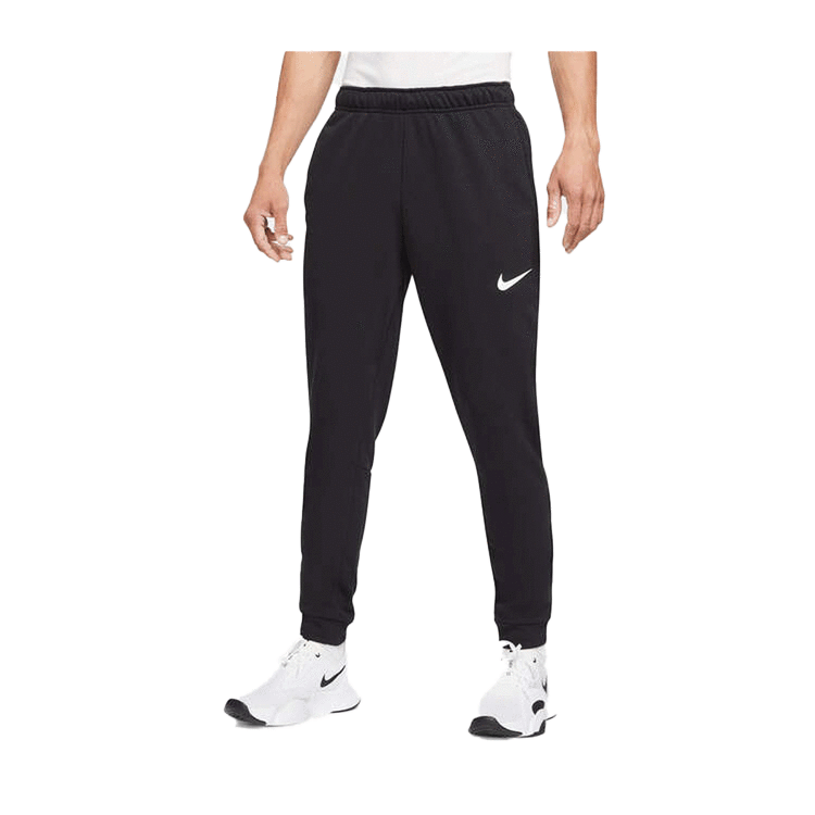 Nike Mens Dri-FIT Tapered Training Pants Black/White XXL, , rebel_hi-res