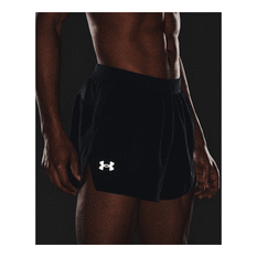 Under Armour Mens Launch Split Shorts, Black, rebel_hi-res