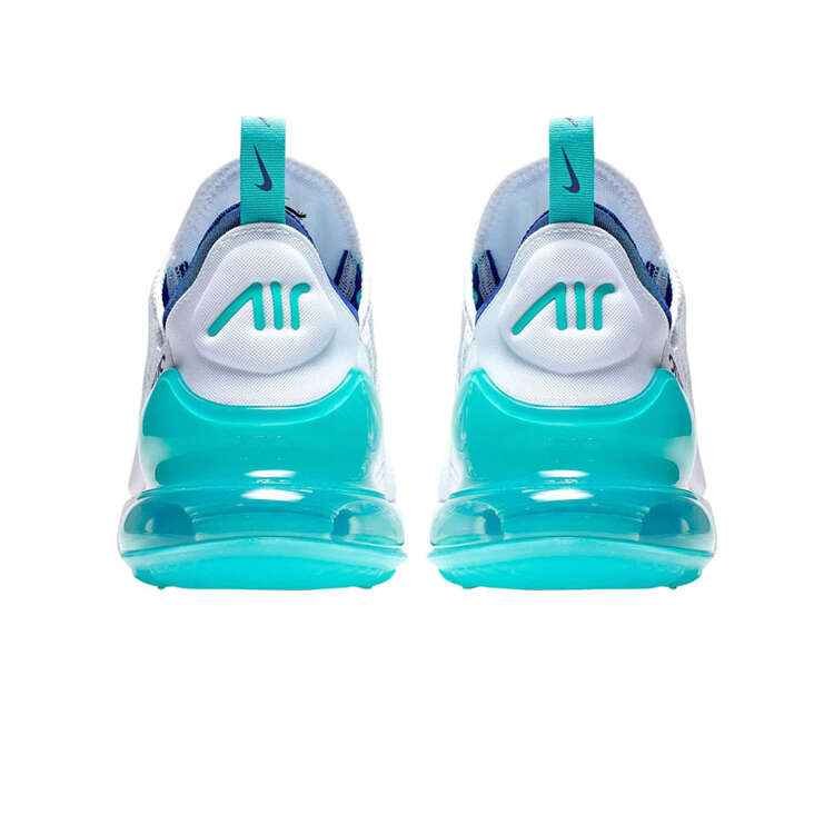 Nike Air Max 270 Mens Casual Shoes, White/Aqua, rebel_hi-res