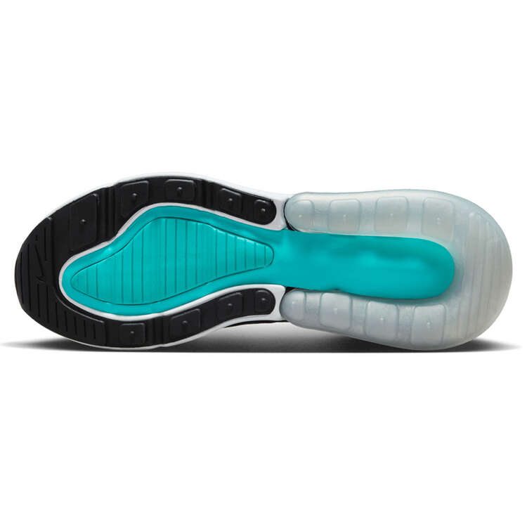 Nike Air Max 270 Womens Casual Shoes, White/Blue, rebel_hi-res