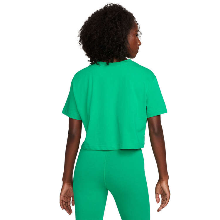 Nike Womens Sportswear Essential Cropped Tee, Green, rebel_hi-res