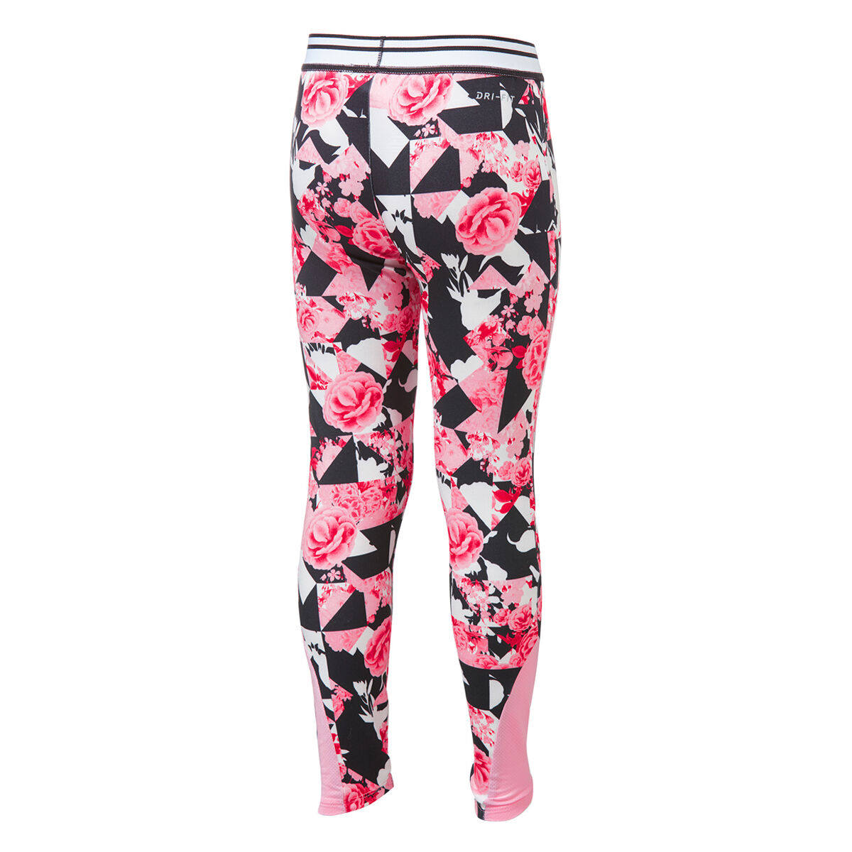 Nike Girls Tokyo Floral Leggings Pink 7 