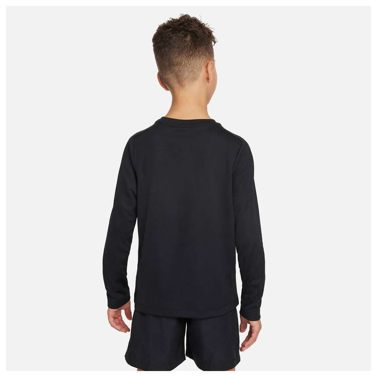 Nike Boys Dri-FIT Multi Long Sleeve Top, Black, rebel_hi-res