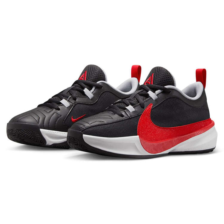 Nike Freak 5 GS Kids Basketball Shoes, Black/Red, rebel_hi-res