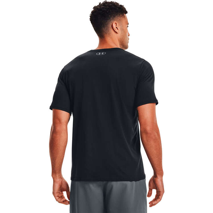 Under Armour Mens Sportstyle Left Chest Tee, Black, rebel_hi-res