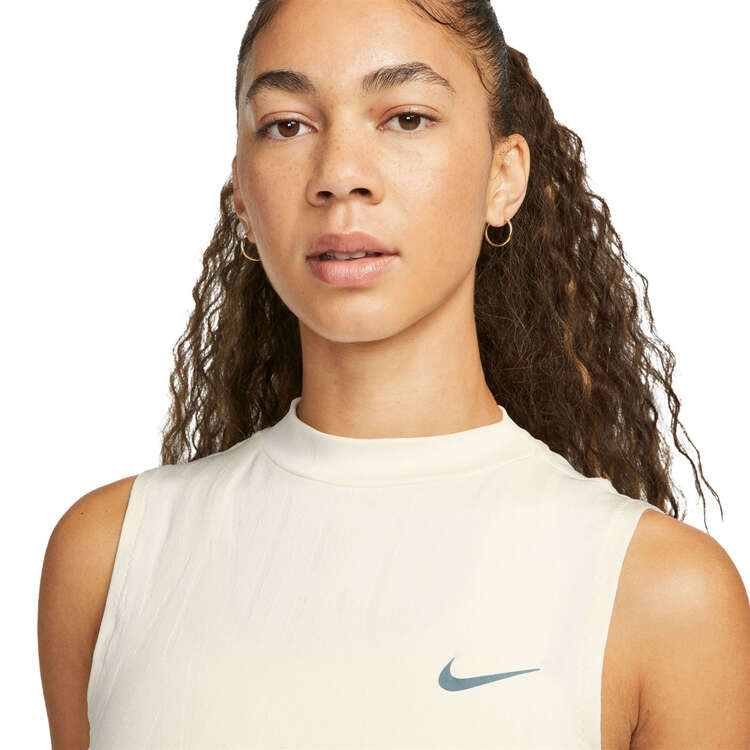 Nike Womens Running Division Tank Ivory XL, Ivory, rebel_hi-res