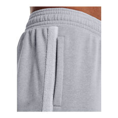 Under Armour Project Rock Mens Earn Greatness Track Pants, Grey, rebel_hi-res