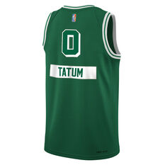 Nike Boston Celtics Jayson Tatum Youth Mixtape City Edition Swingman Jersey, Green, rebel_hi-res