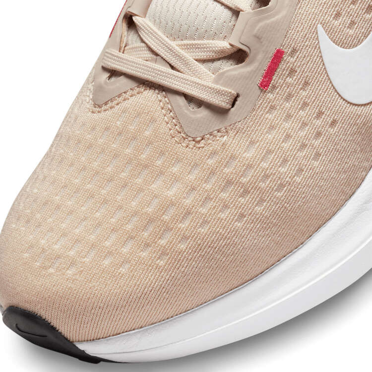 Nike Air Winflo 10 Womens Running Shoes, Tan/White, rebel_hi-res