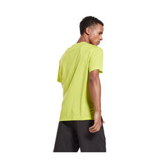 Reebok Mens United By Fitness Perforated Tee Yellow XS, Yellow, rebel_hi-res
