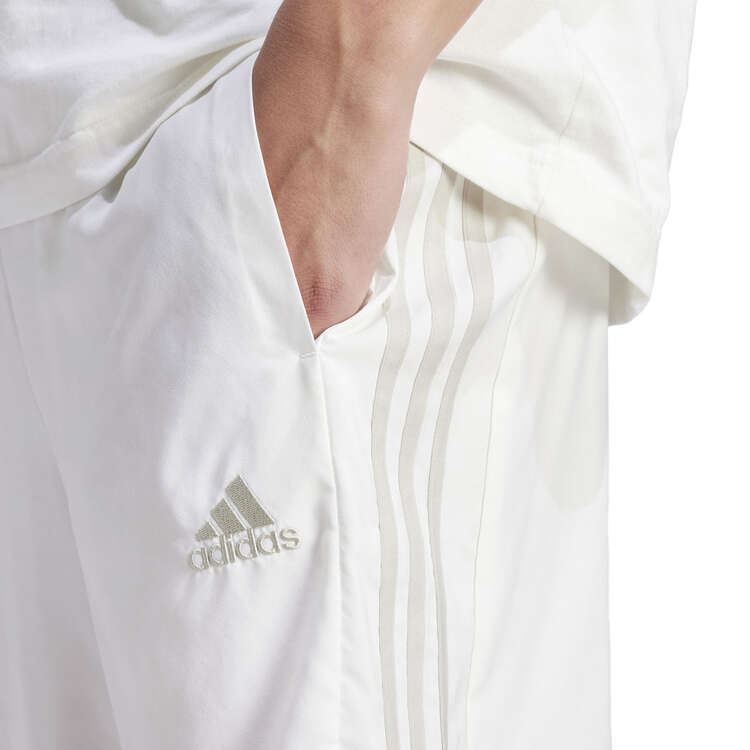 adidas Mens Essentials 3 Stripes Chelsea Shorts, White, rebel_hi-res