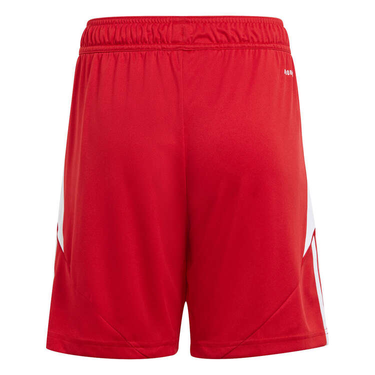 Adidas Kids Tiro 24 Football Shorts Red/White 8, Red/White, rebel_hi-res