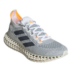 adidas 4DFWD Womens Running Shoes, White/Navy, rebel_hi-res
