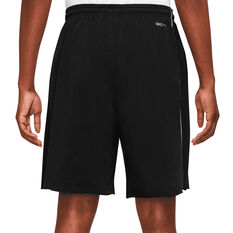 Nike Mens Standard Issue Basketball Shorts, Black/White, rebel_hi-res