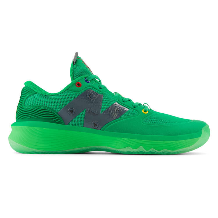New Balance HESI V1 Basketball Shoes, Green, rebel_hi-res