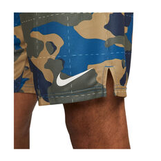 Nike Mens Dri-FIT Camo Training Shorts, Blue, rebel_hi-res