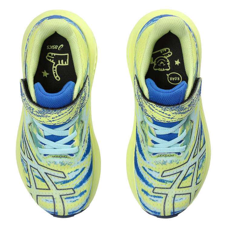 Asics Pre Noosa Tri 15 PS Kids Running Shoes, Blue/Yellow, rebel_hi-res