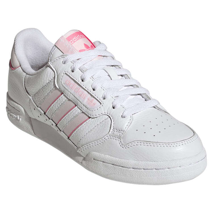 adidas Originals Continental 80 Womens Casual Shoes, White/Pink, rebel_hi-res
