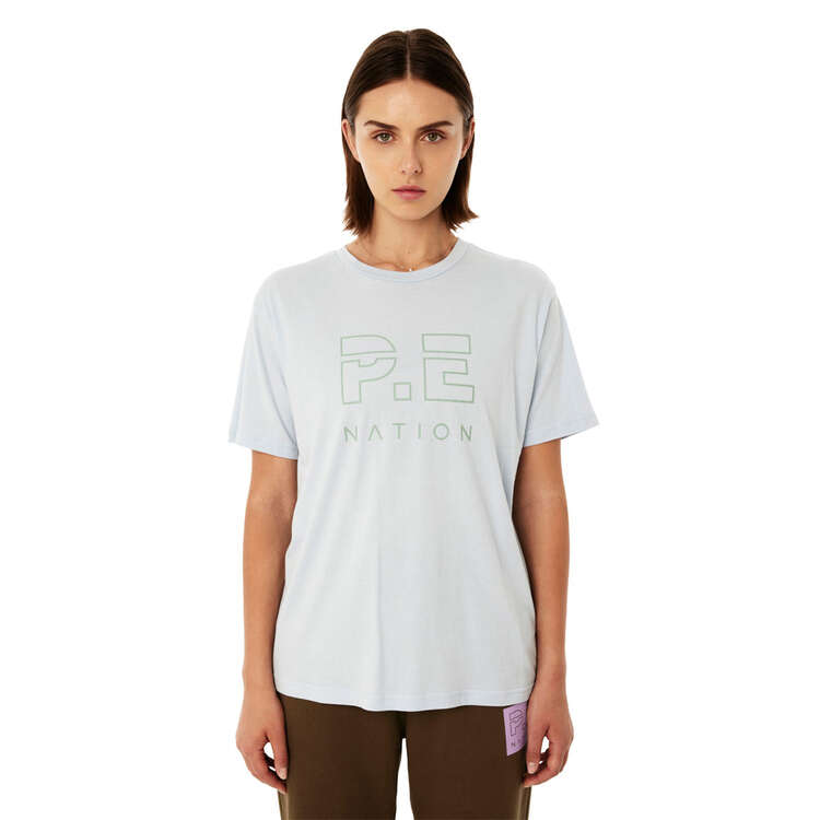 P.E Nation Womens Heads Up Tee, Blue, rebel_hi-res
