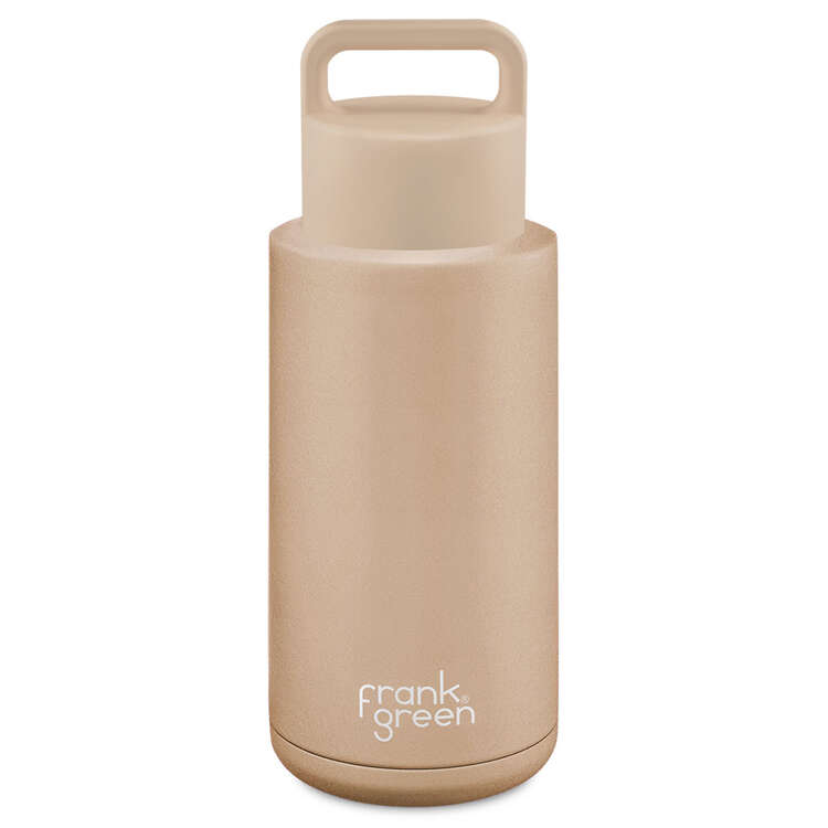 Frank Green Ceramic Reusable Grip 1L Bottle - Grey/Soft Stone, , rebel_hi-res