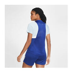 Nike Womens Dri-FIT Academy Football Top Blue XS, Blue, rebel_hi-res