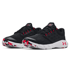 Under Armour Charged Vantage GS Kids Running Shoes, Black/Red, rebel_hi-res