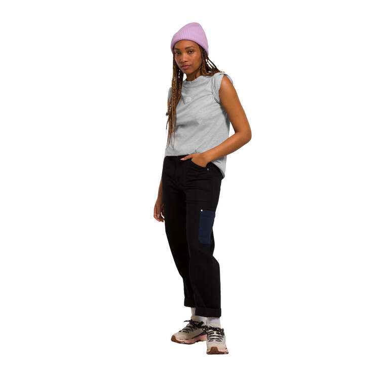 The North Face Womens Evolution Oversize Tee, Grey, rebel_hi-res
