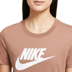 Nike Womens Sportswear Essential Tee, Mocha, rebel_hi-res