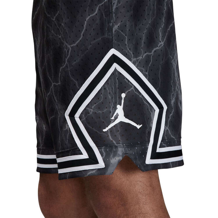 Jordan Mens Dri-FIT Sport Diamond Shorts, Black, rebel_hi-res