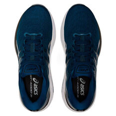 Asics GT 4000 3 2E Mens Running Shoes, Blue/Black, rebel_hi-res