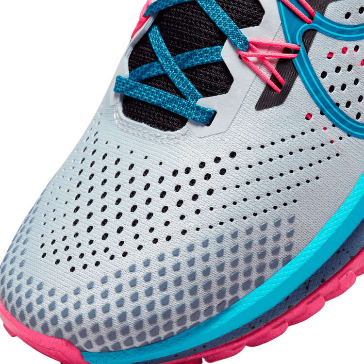 Nike React Pegasus Trail 4 SE Mens Trail Running Shoes, Grey/Blue, rebel_hi-res