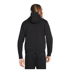 Nike Mens Sportswear Club Fleece Full-Zip Hoodie Black XS, Black, rebel_hi-res