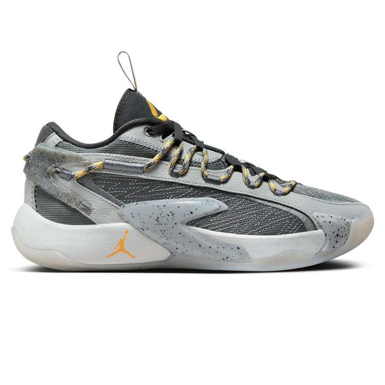 Jordan Luka 2 Caves Basketball Shoes, Grey/Orange, rebel_hi-res