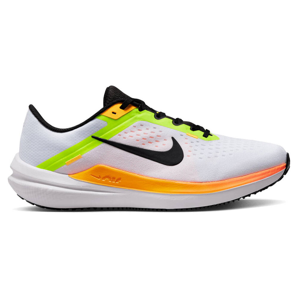 Nike Air Winflo 10 Mens Running Shoes White/Orange US 13 | Rebel Sport