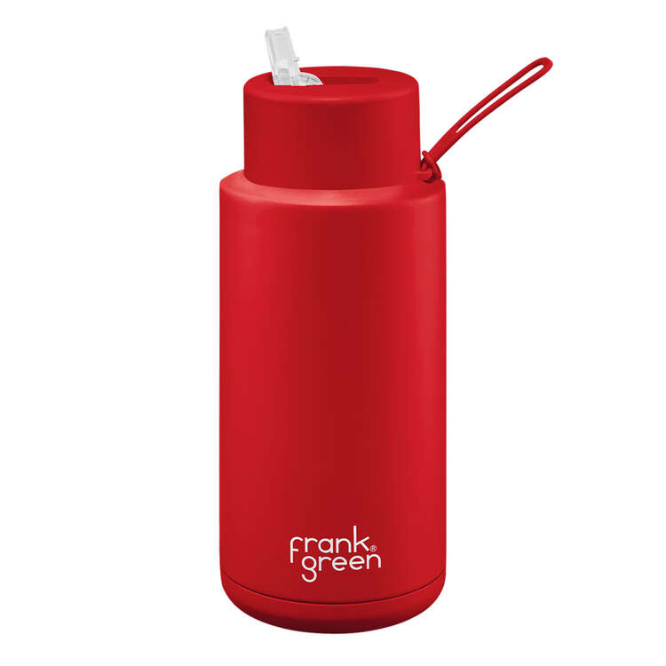 Frank Green Reusable Bottle 1L - Atomic Red, , rebel_hi-res